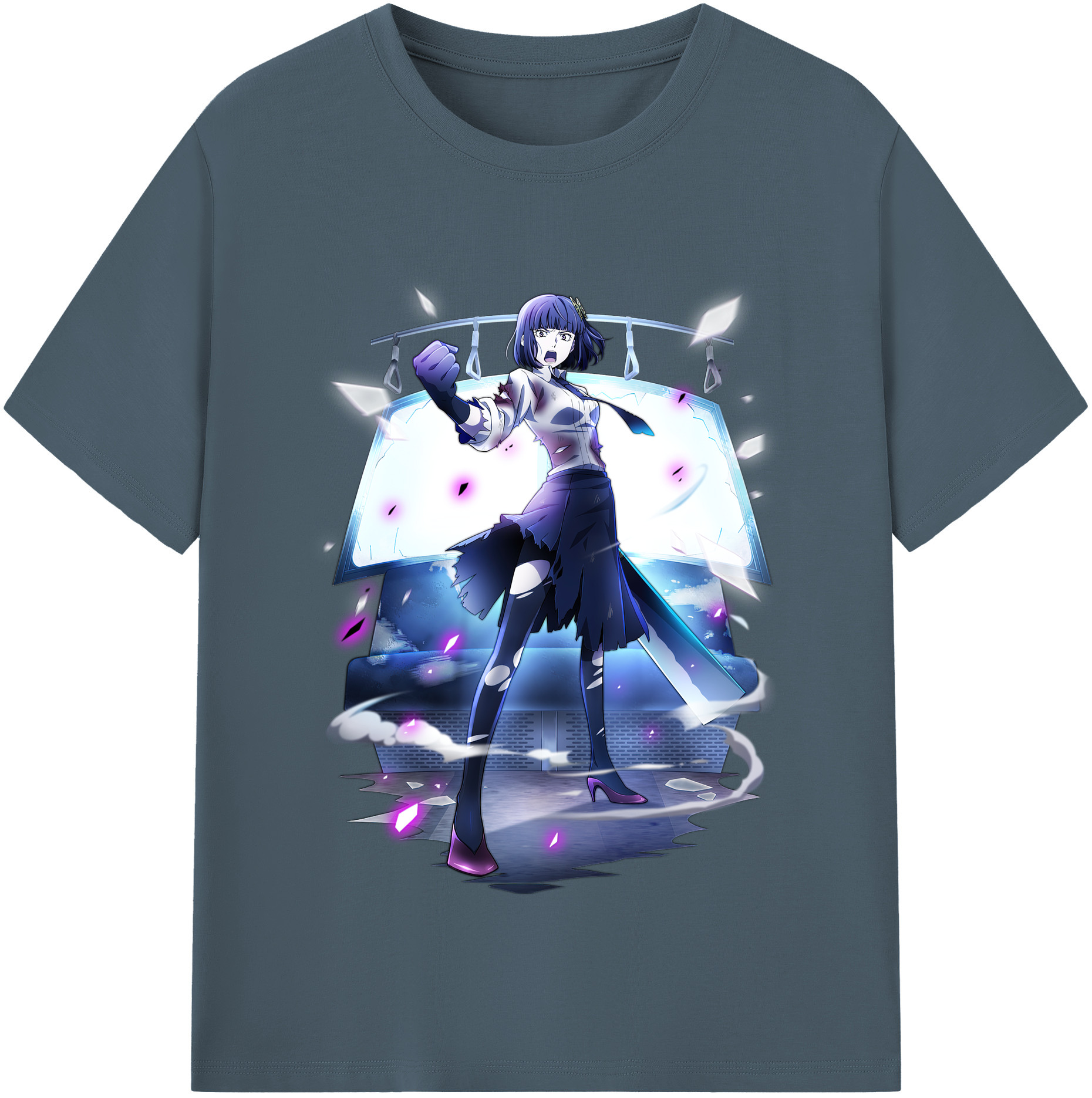 （画像用） 文豪ストレイドッグス Bungo Stray Dogs 綿100％半袖Tシャツ（フロントプリント）
